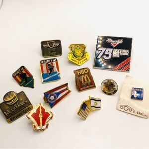 Misc Collectible Pins Lot Vintage and Modern McDonald’s Victory Desert S…